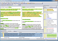 SYSTRAN Translation Project Manager offre des outils pour réviser et terminer la traduction et mettre à jour les mémoires de traduction.