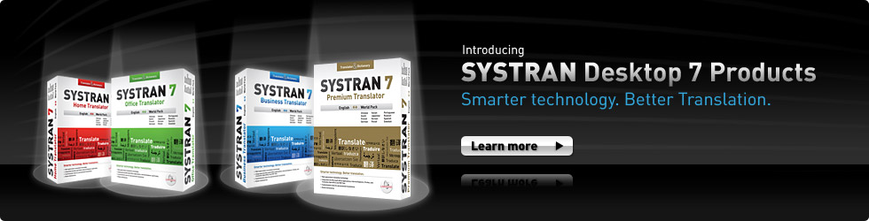 Translation Software - SYSTRAN 7